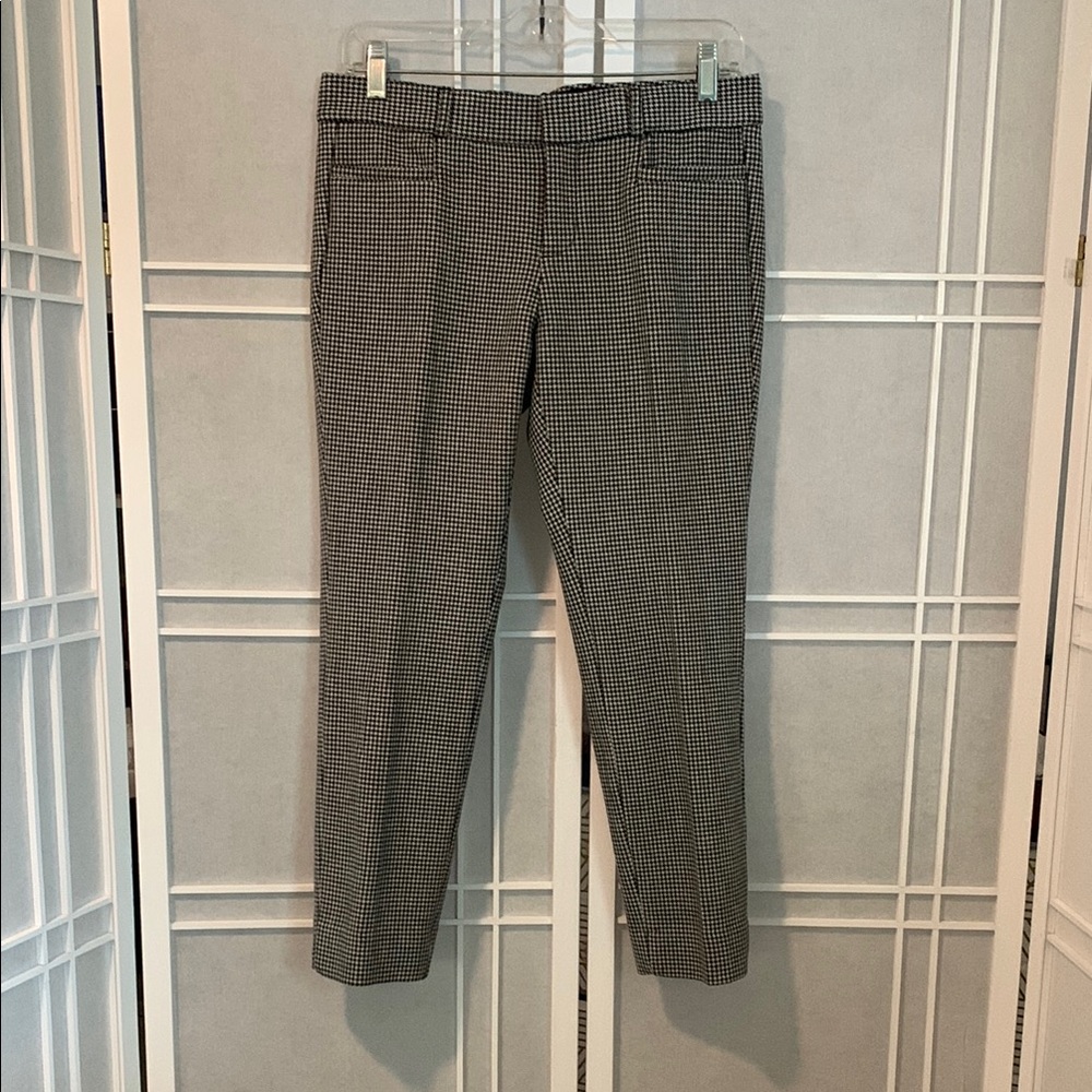 Banana Republic Houndstooth Sloan Ankle Dress Pants 4P